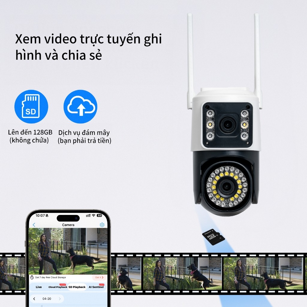 Camera Ngoài Trời V360PRO