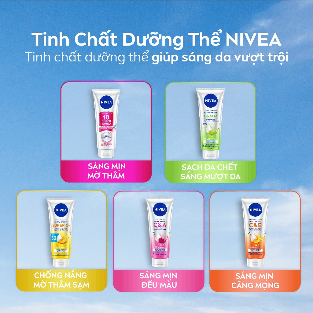 NIVEA Vitamin Serum Dưỡng Thể