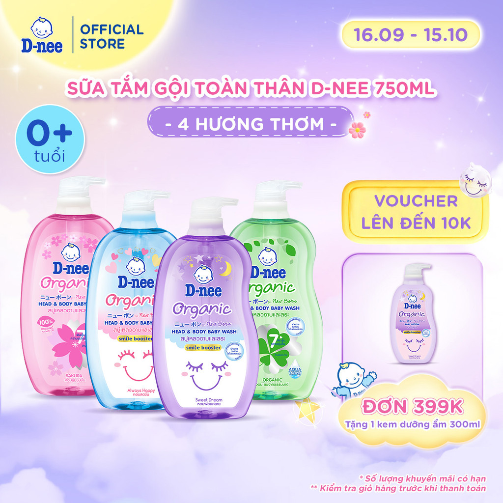 Sữa tắm gội D-nee