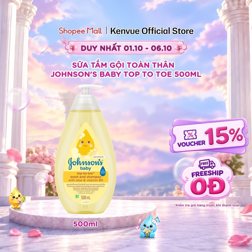 Johnson's Baby Top-To-Toe 500ml