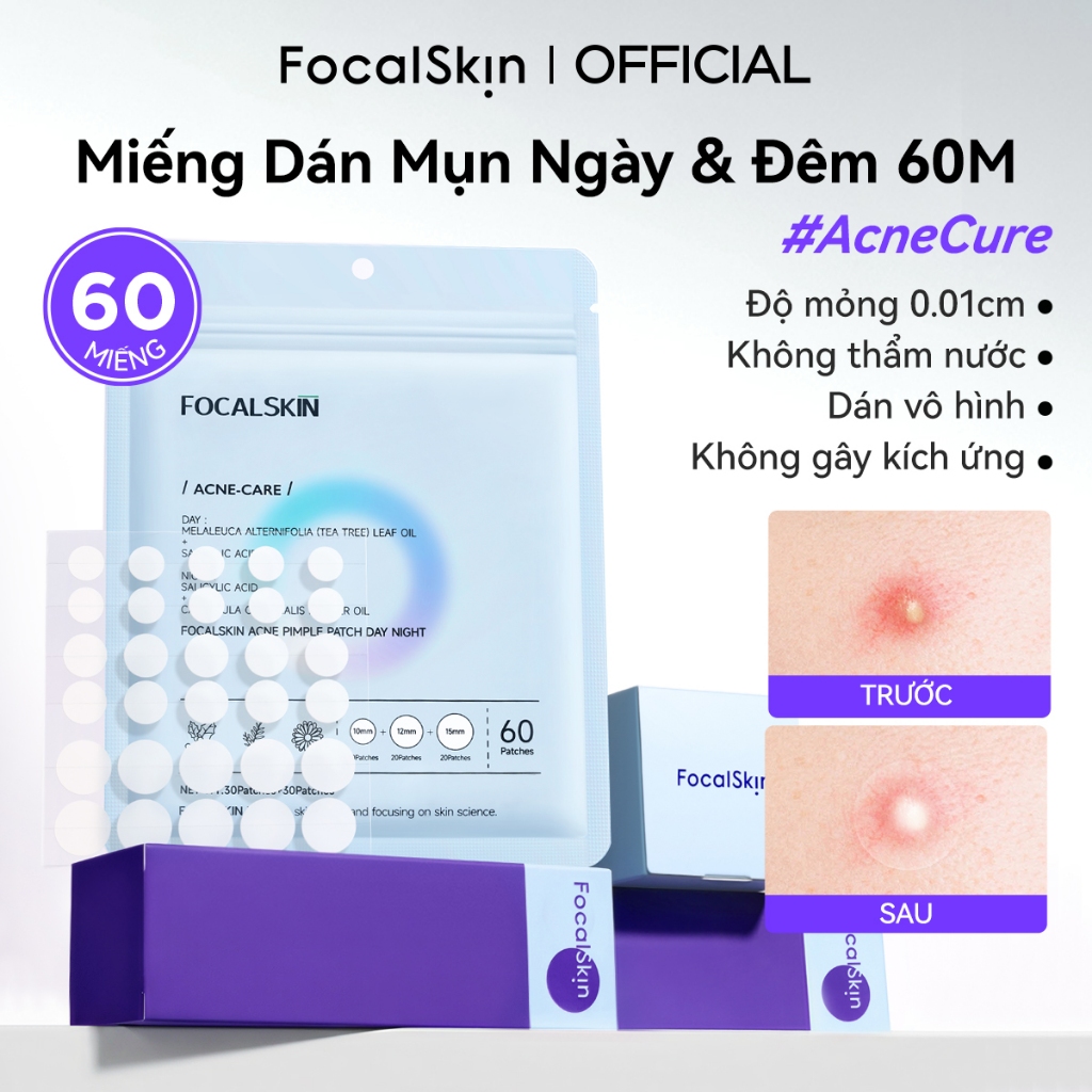 Miếng Dán Mụn FOCALSKIN Day Night