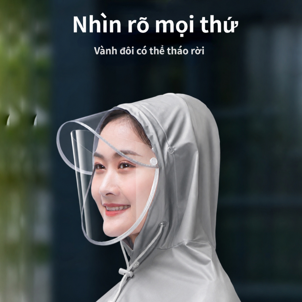 Áo Mưa Trong Suốt