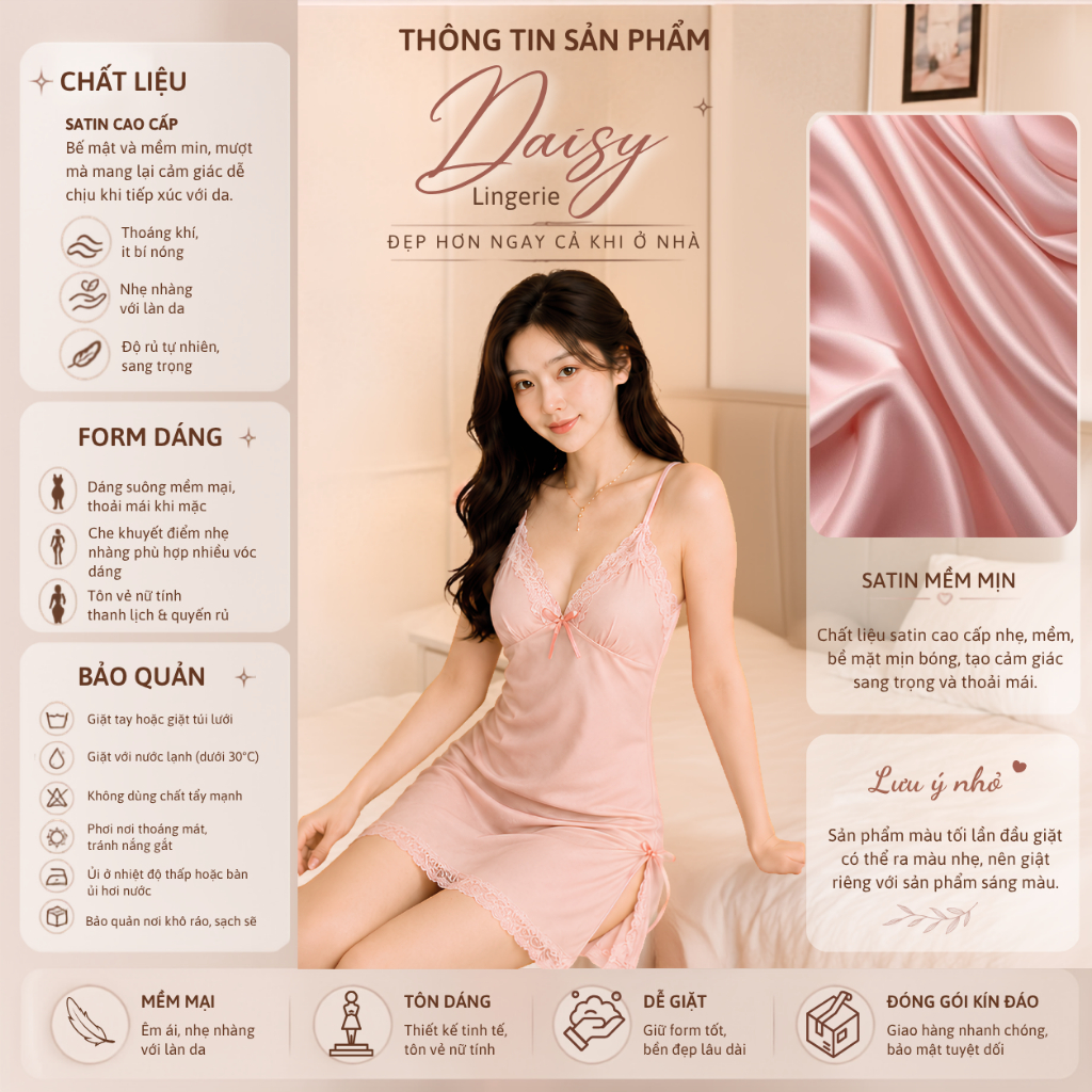 Váy ngủ Daisy VN013
