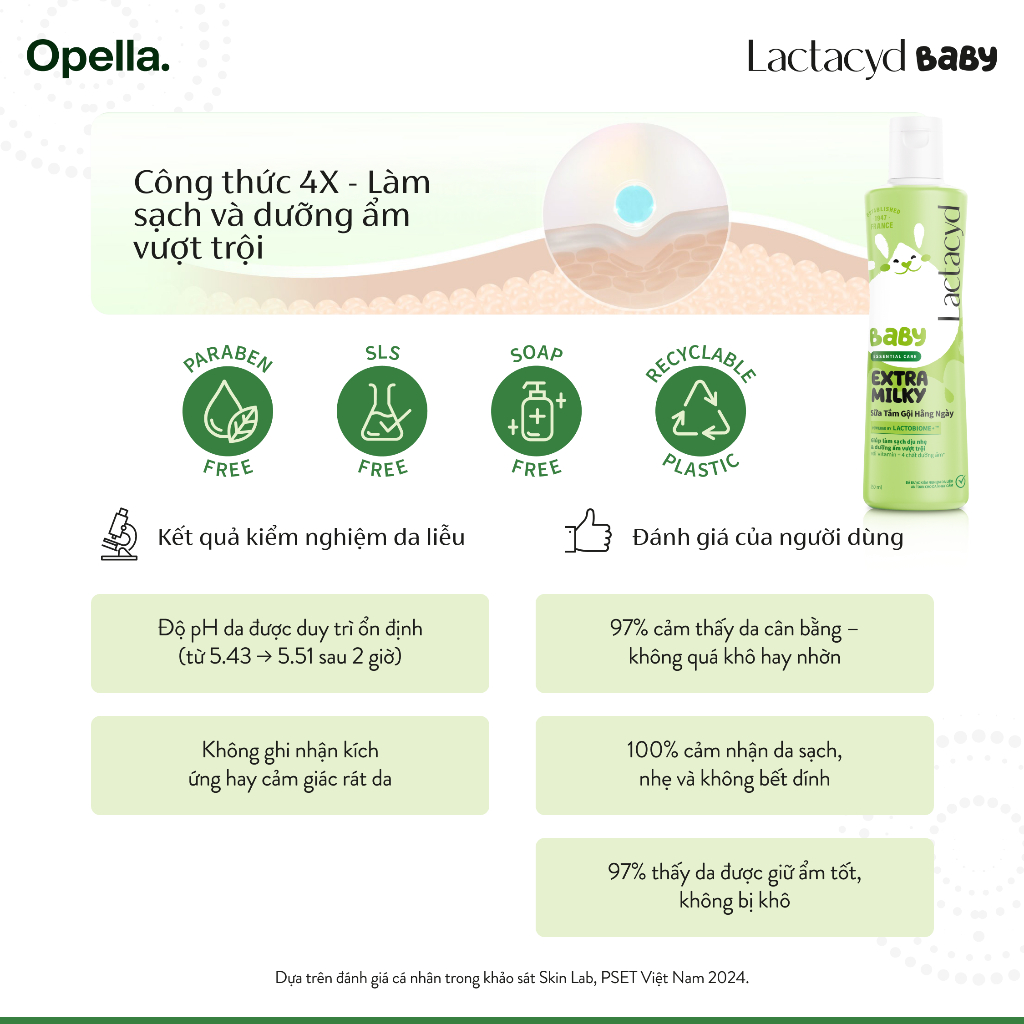 Lactacyd Baby Extra Milky 800ml