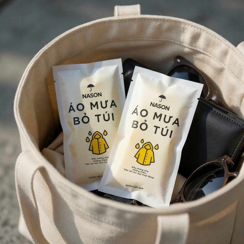 Áo Mưa Bỏ Túi Nason