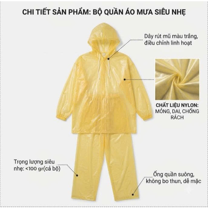 Áo Mưa Bỏ Túi Nason