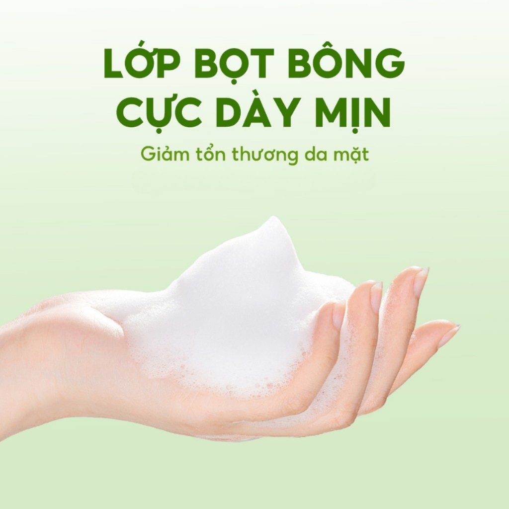 Sữa Rửa Mặt Tạo Bọt Cỏ Mềm