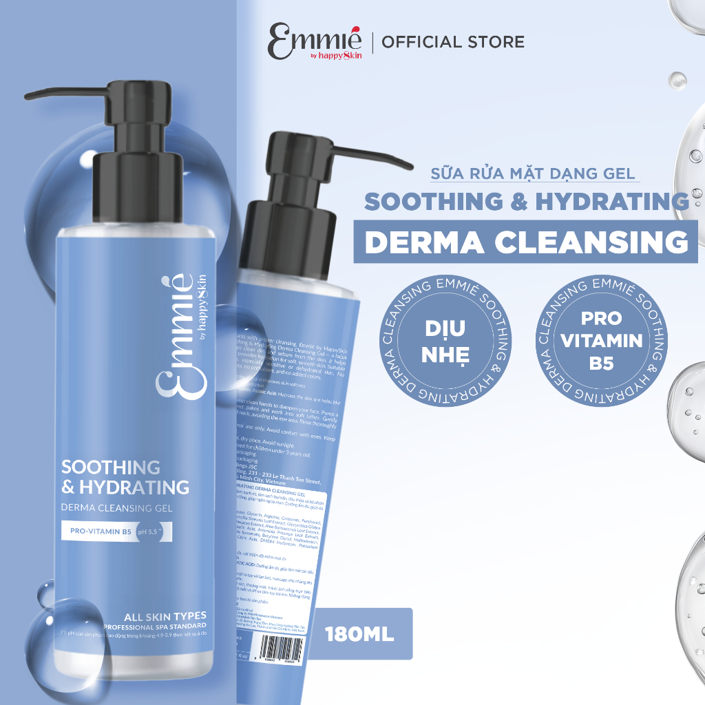 Emmié Combo Gel Rửa Mặt B5 & BHA