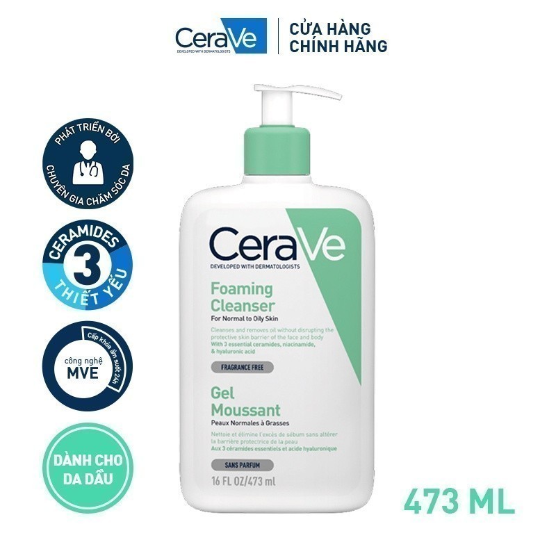 CeraVe Foaming Facial Cleanser