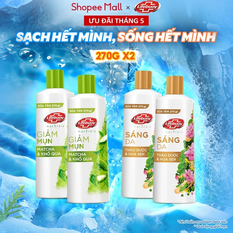 Combo Lifebuoy Naturals 270g