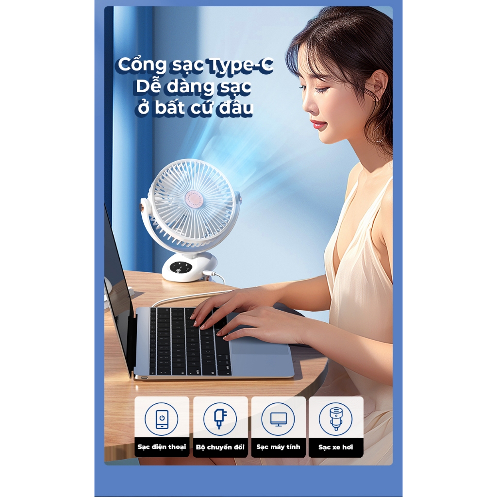 Quạt Kẹp NKC20