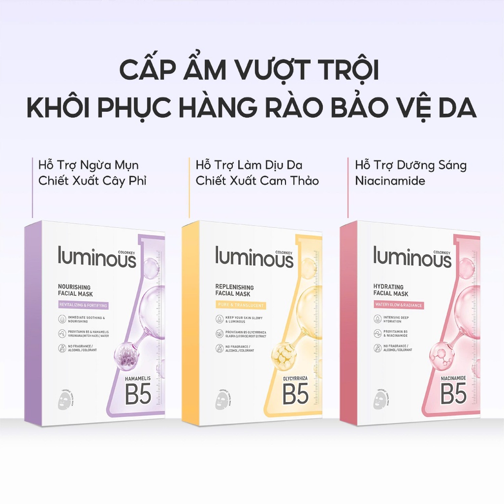 Mặt Nạ Colorkey Luminous B5