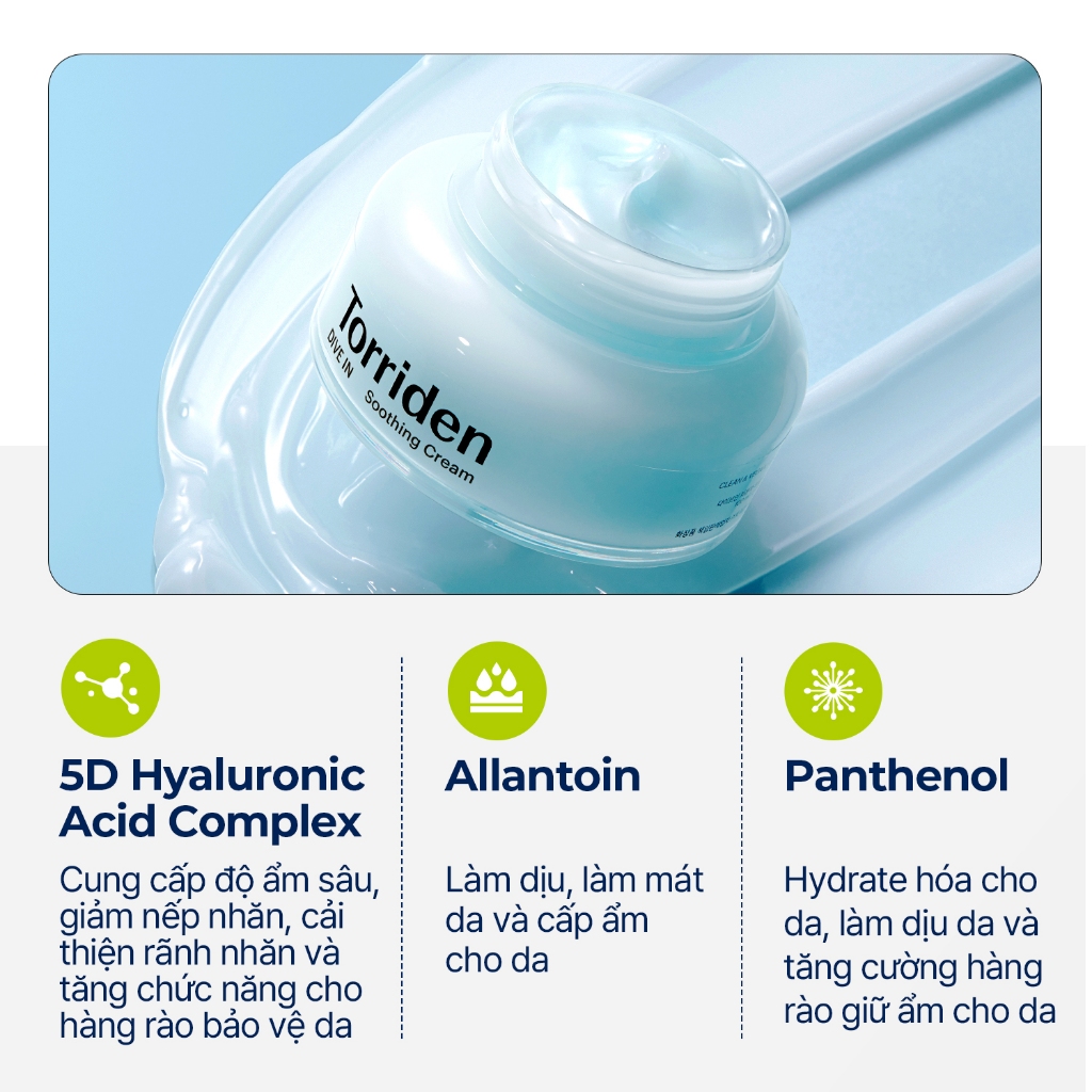 Torriden DIVE IN Soothing Cream