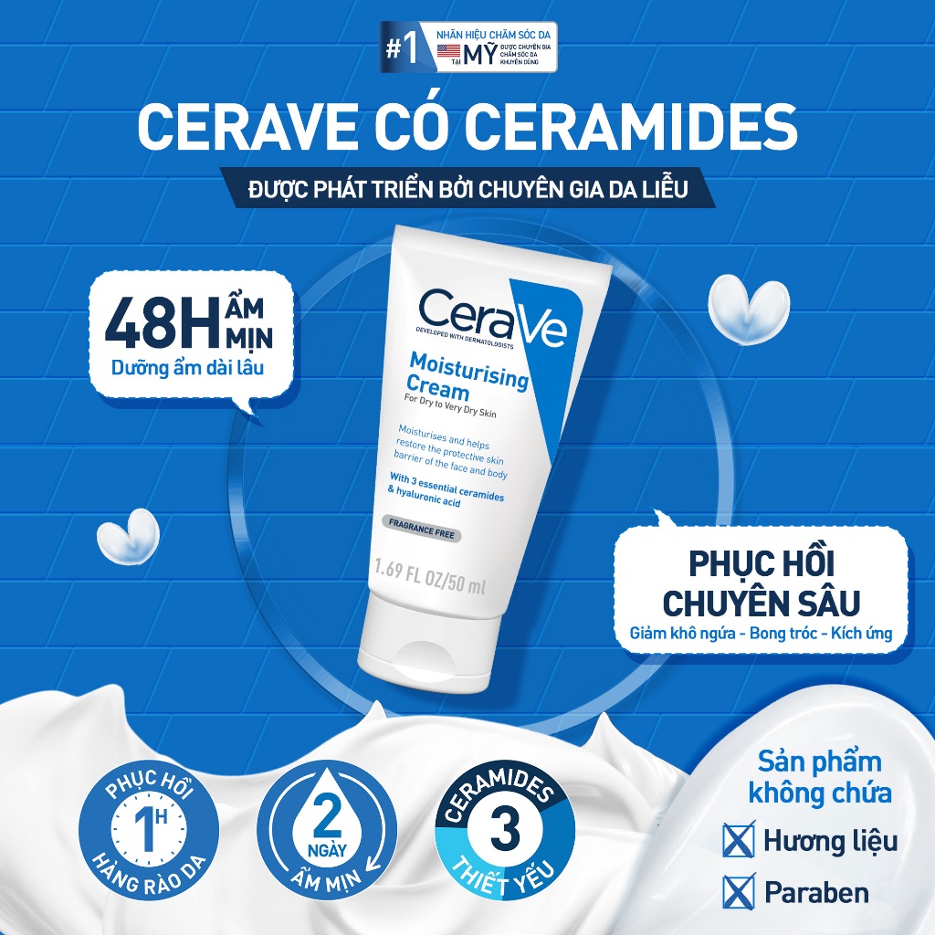 CeraVe Moisturising Cream 50ml