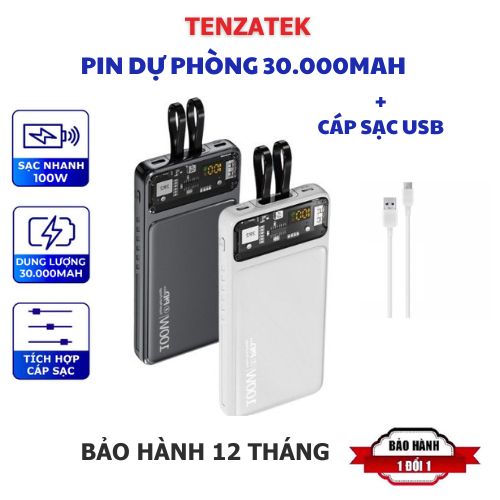 Sạc Dự Phòng TENZATEK