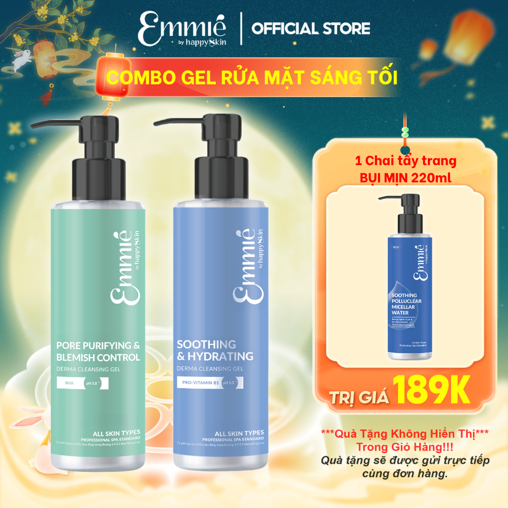 Emmié Combo Gel Rửa Mặt B5 & BHA