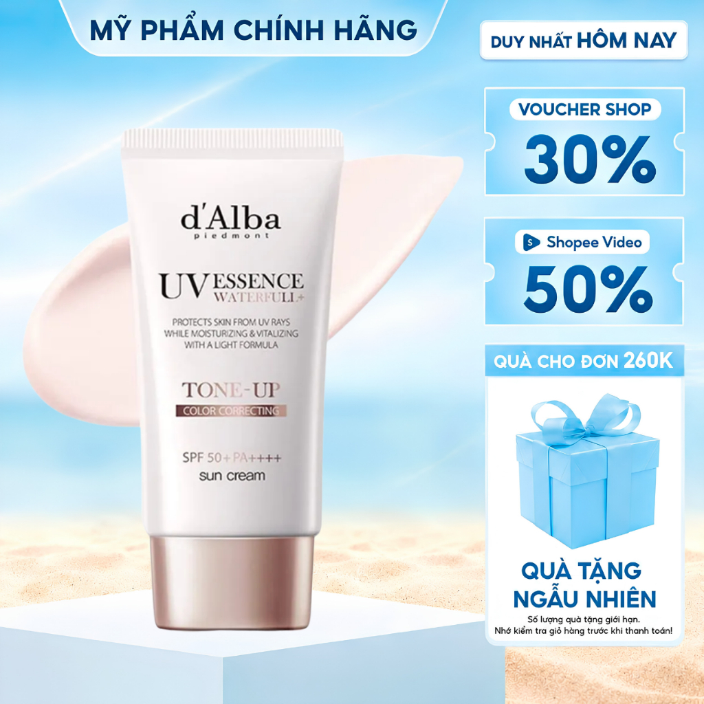 d'Alba Waterfull Tone-Up Sun Cream