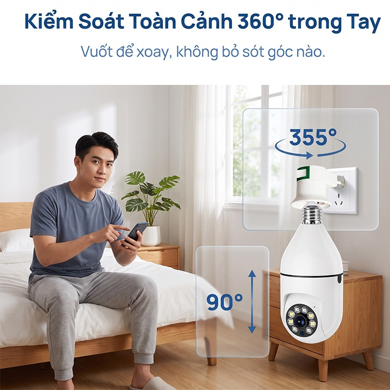 Camera Bóng Đèn V380