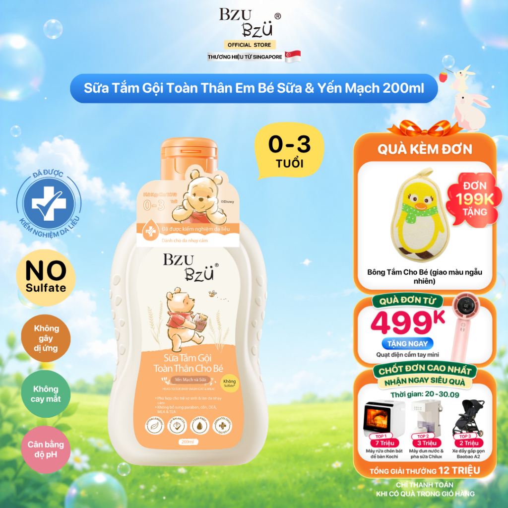 BZU BZU Head-to-Toe Baby Wash