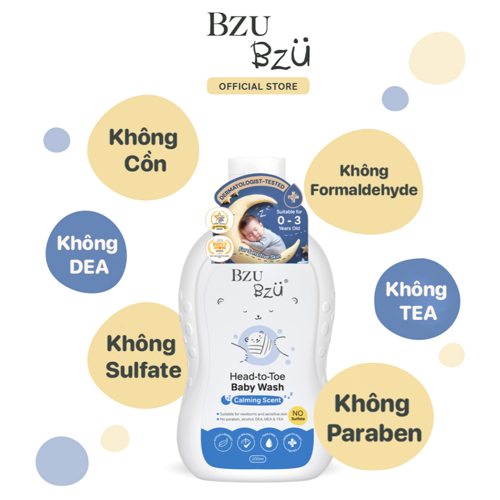 BZU BZU Head to Toe Baby Wash