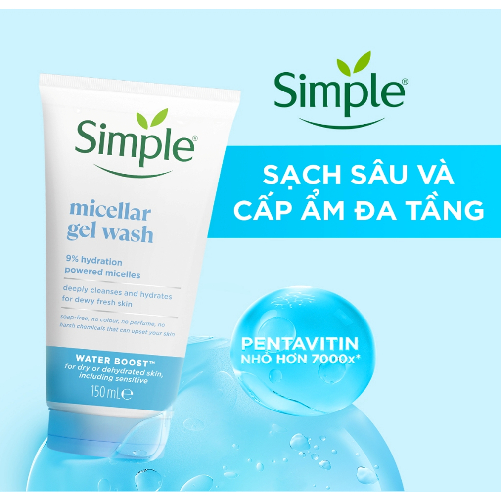 Combo Sữa Rửa Mặt Simple 150ml