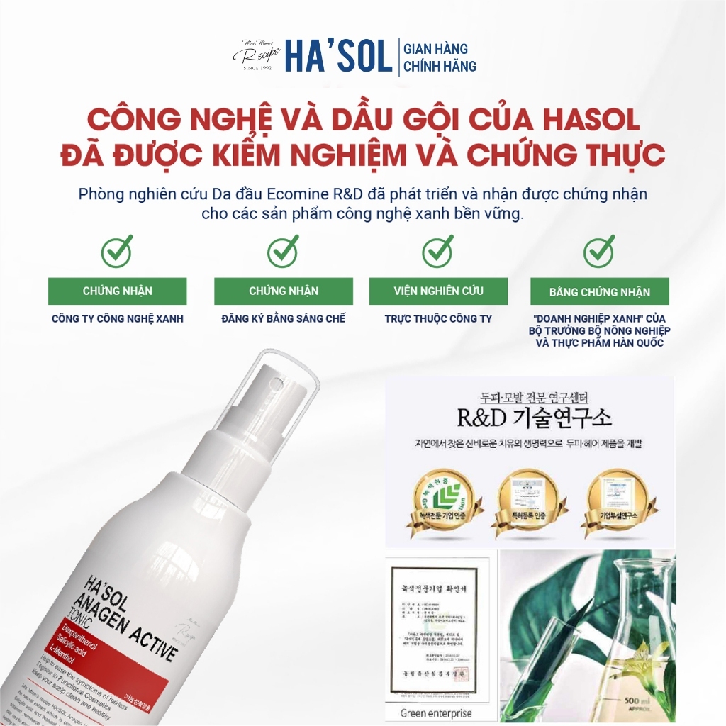 HA’SOL Anagen Active Tonic