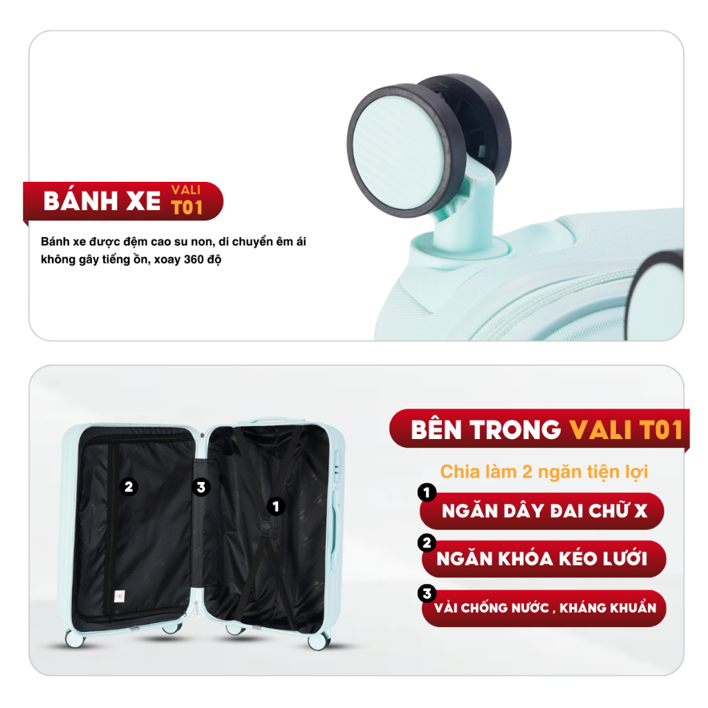 Vali du lịch Kingsun