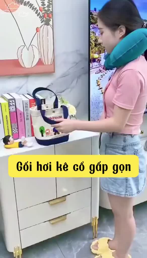 Gối Cổ Bơm Hơi
