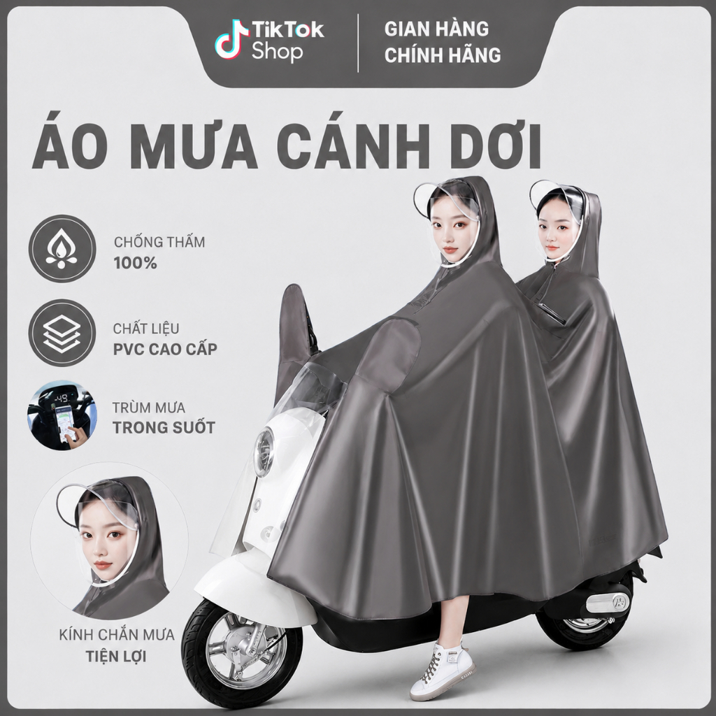Áo Mưa Trong Suốt