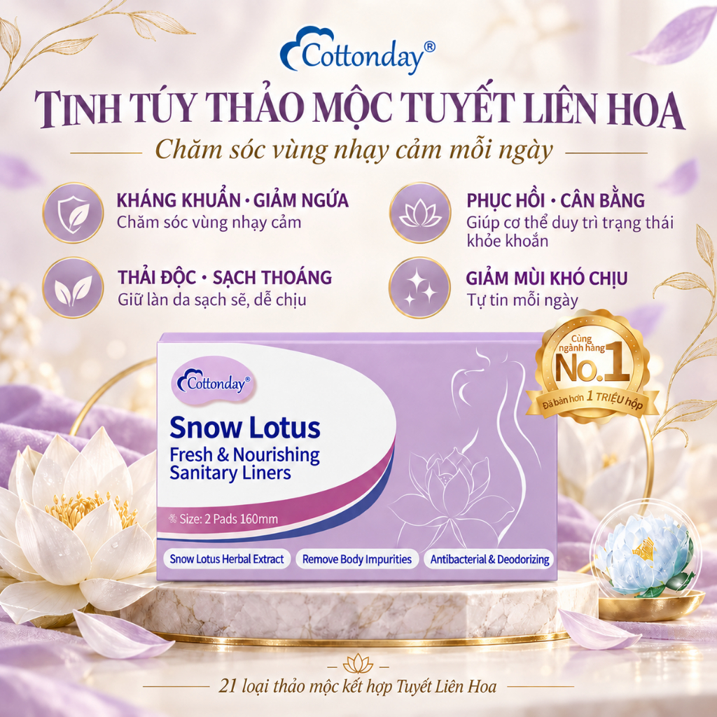 Cottonday Snow Lotus