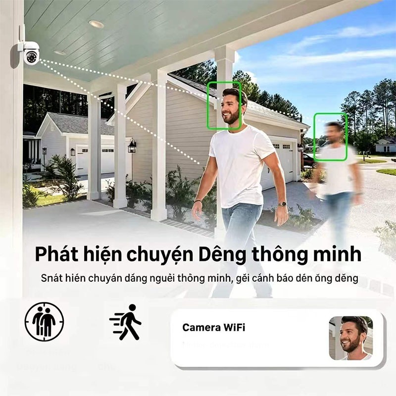 Camera WiFi PTZ 1080P