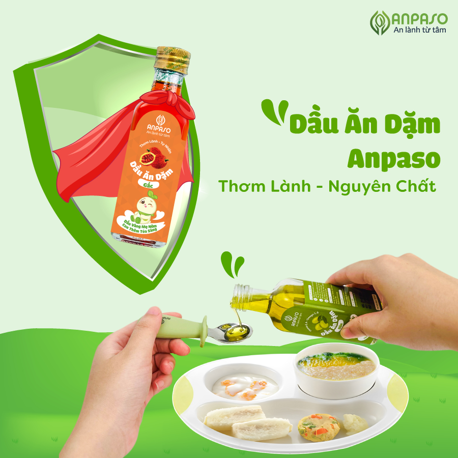 Dầu ăn dặm Anpaso