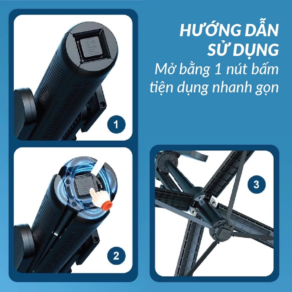 Gậy Selfie Tripod 4 Chân A14