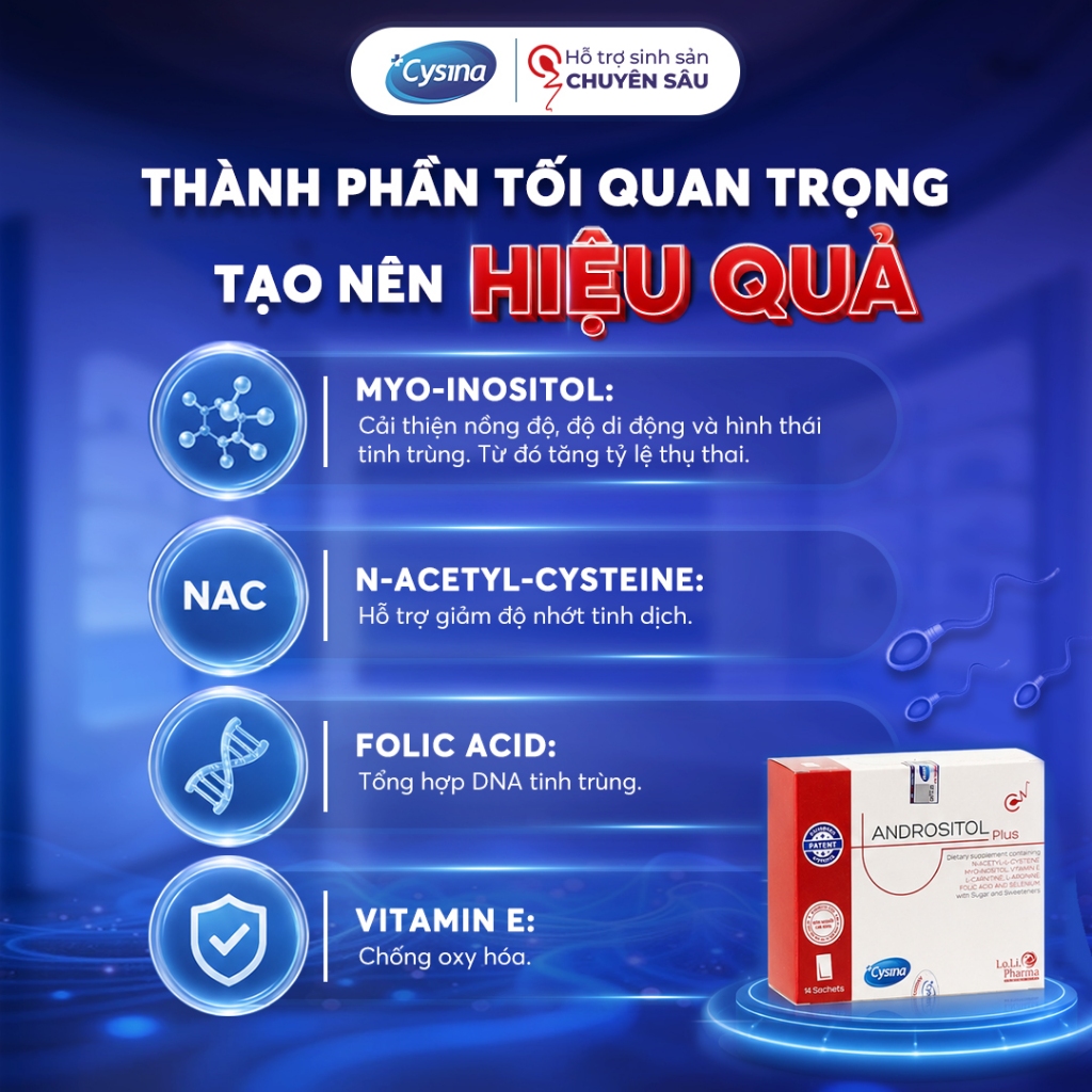 Andrositol Plus (combo 2 hộp)