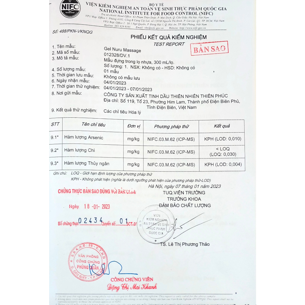 Gel Nuru Thiên Phúc