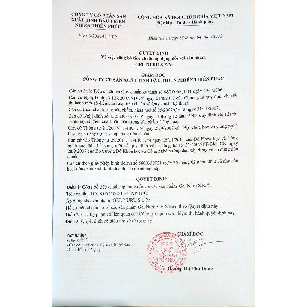 Gel Nuru Thiên Phúc