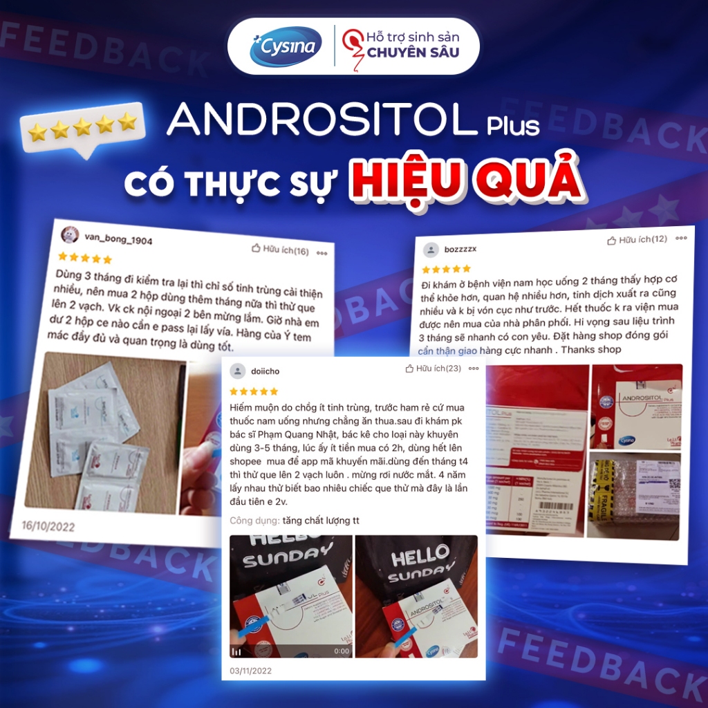 Andrositol Plus (combo 2 hộp)