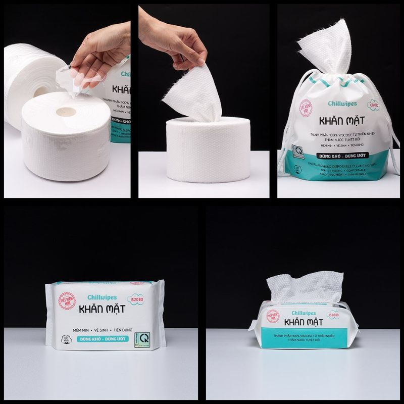 Khăn mặt khô Chillwipes