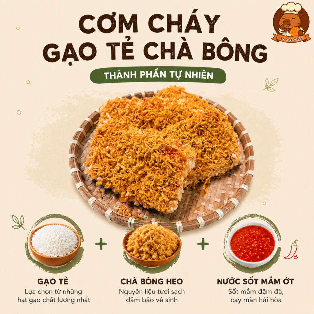 Cơm Cháy Chà Bông Capy