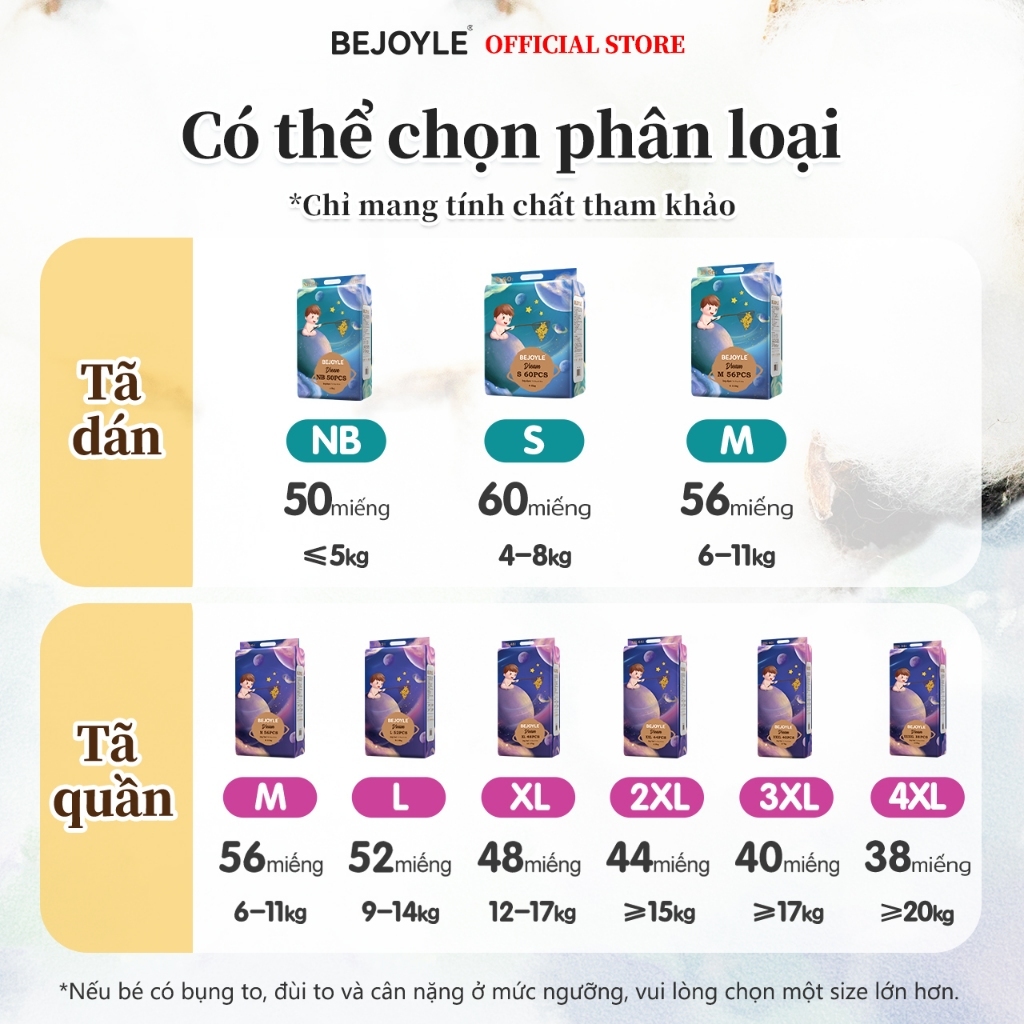 Bỉm Bejoyle Dream