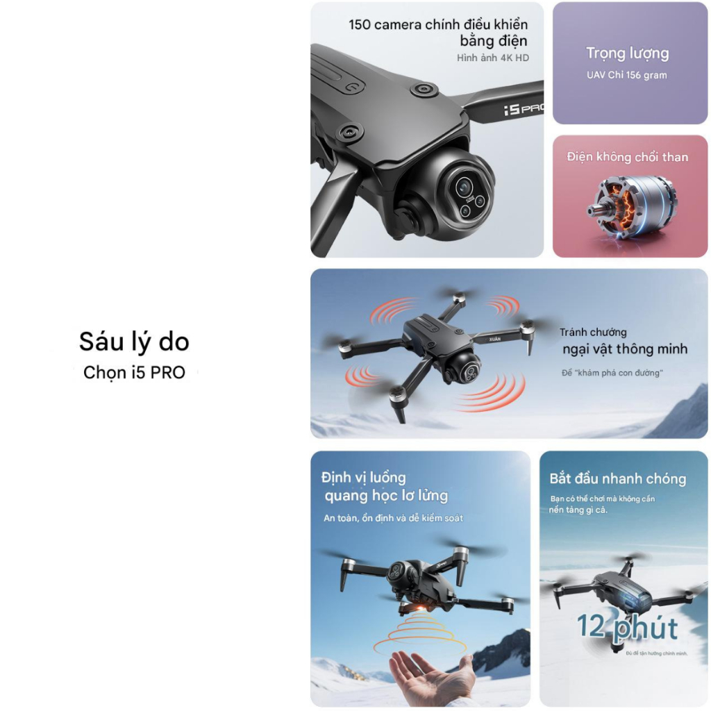 Flycam mini i5 PRO