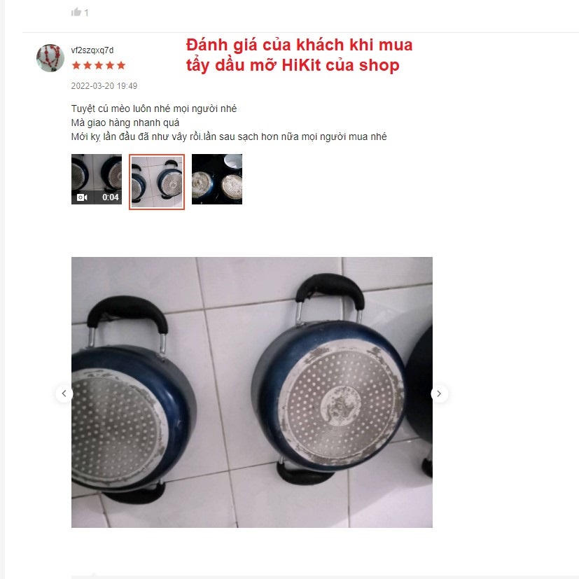 HiKit Tẩy Dầu Mỡ
