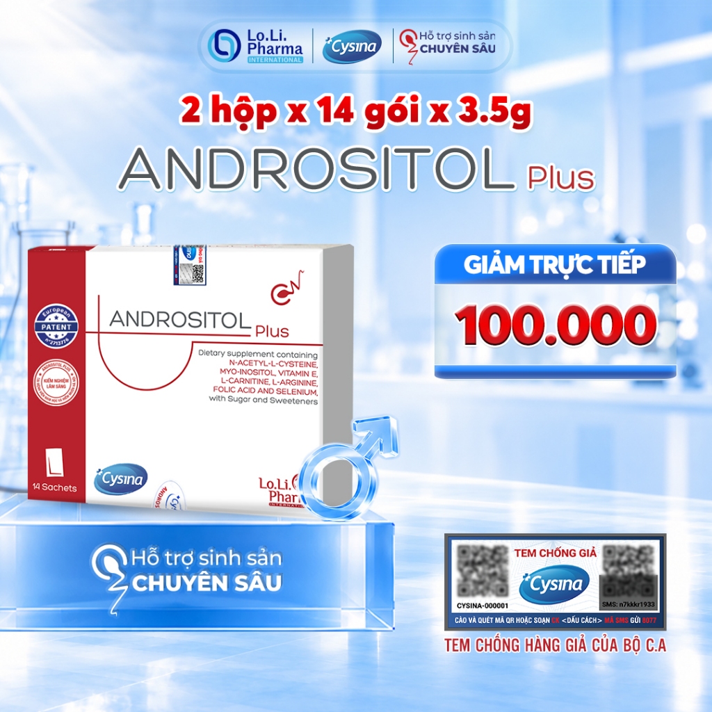 Andrositol Plus (combo 2 hộp)