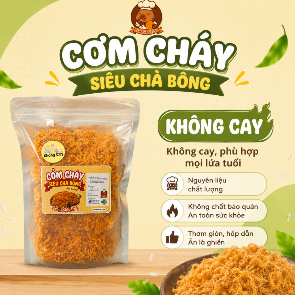 Cơm Cháy Chà Bông Capy