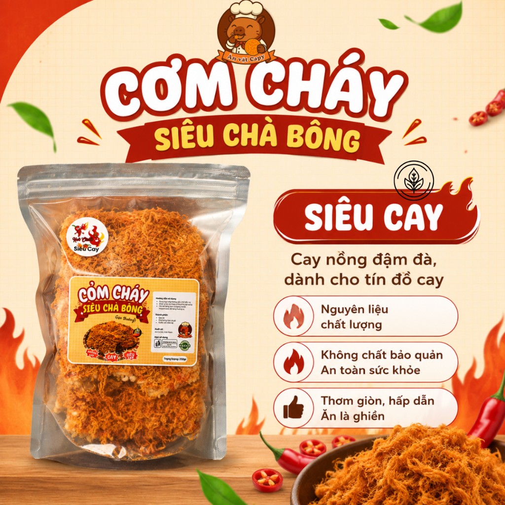 Cơm Cháy Chà Bông Capy