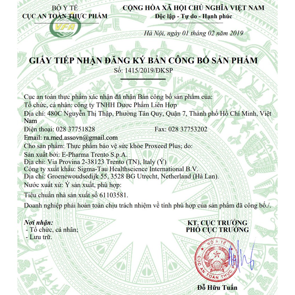 Proxeed Plus Combo 2 Hộp
