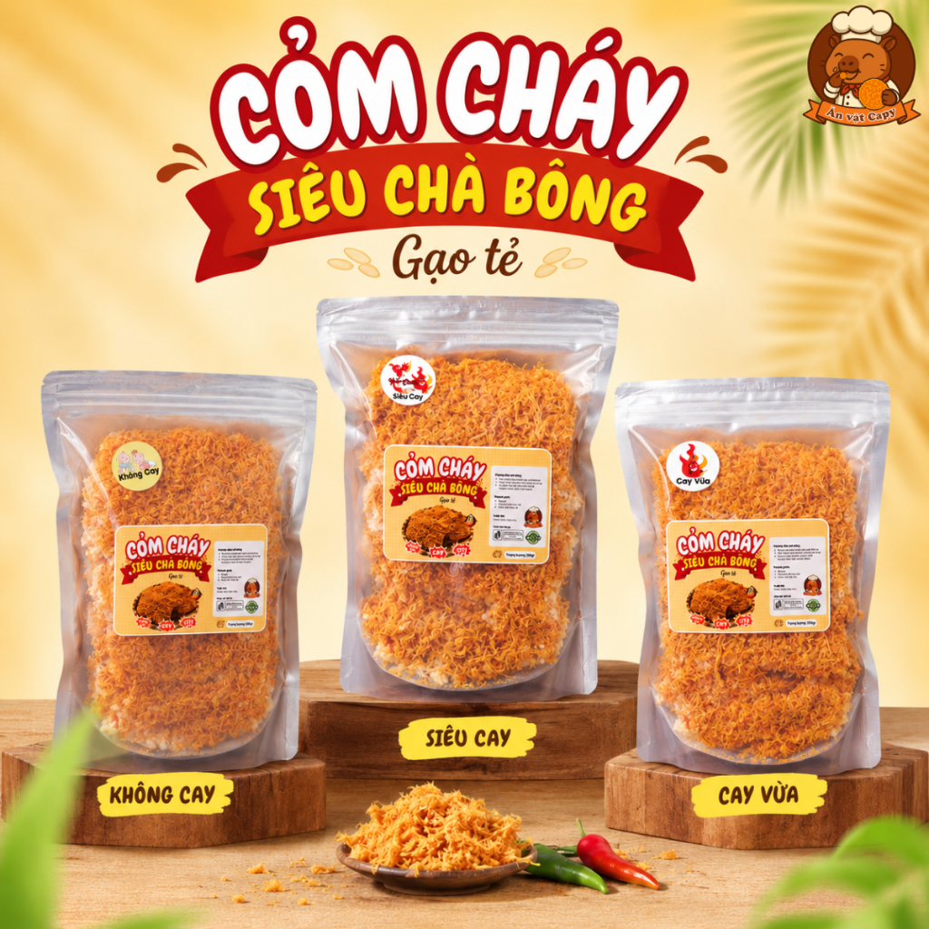 Cơm Cháy Chà Bông Capy
