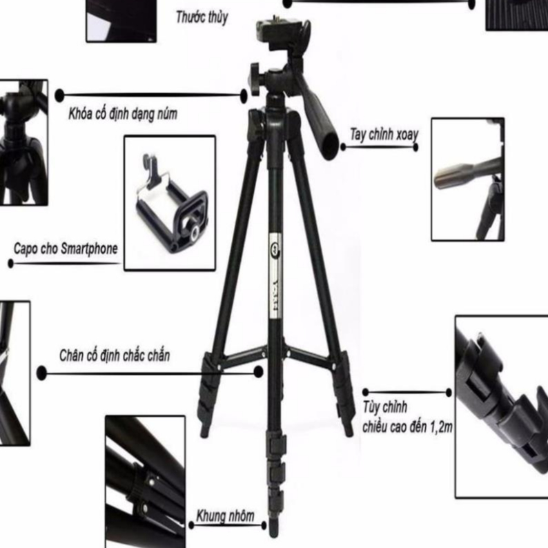 Tripod Nhôm TF-3120