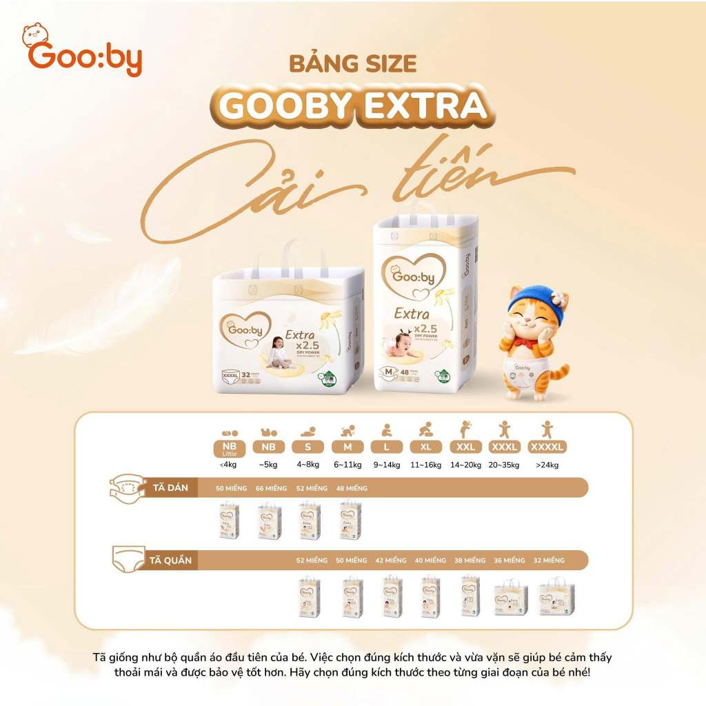 Bỉm Goo:by Extra