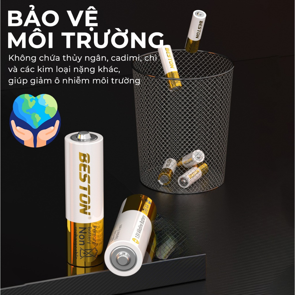 Pin kiềm Beston AA AAA